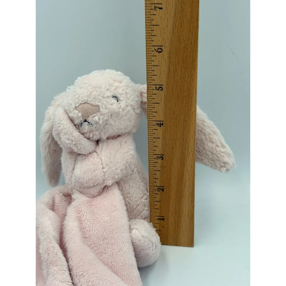 Jellycat Bashful Bunny Soother Pink Security Blanket Lovey 13